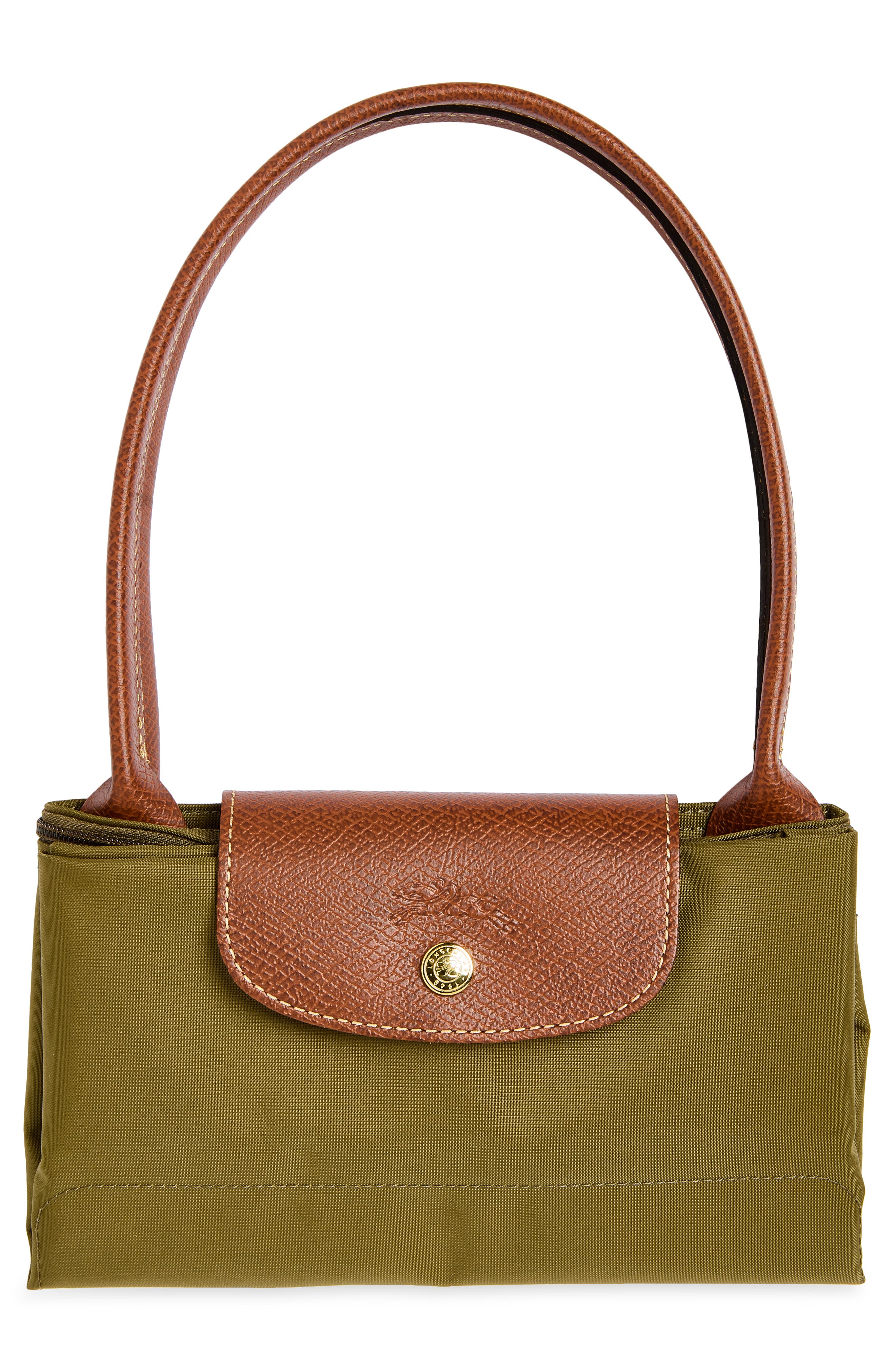 Le Pliage Medium Shoulder Tote, Alternate, color, OLIVE
