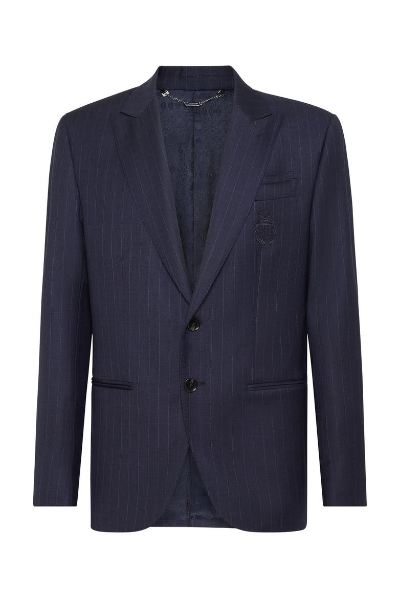 Wool Blazer Platinum Cut Men, Main, color, darkblue