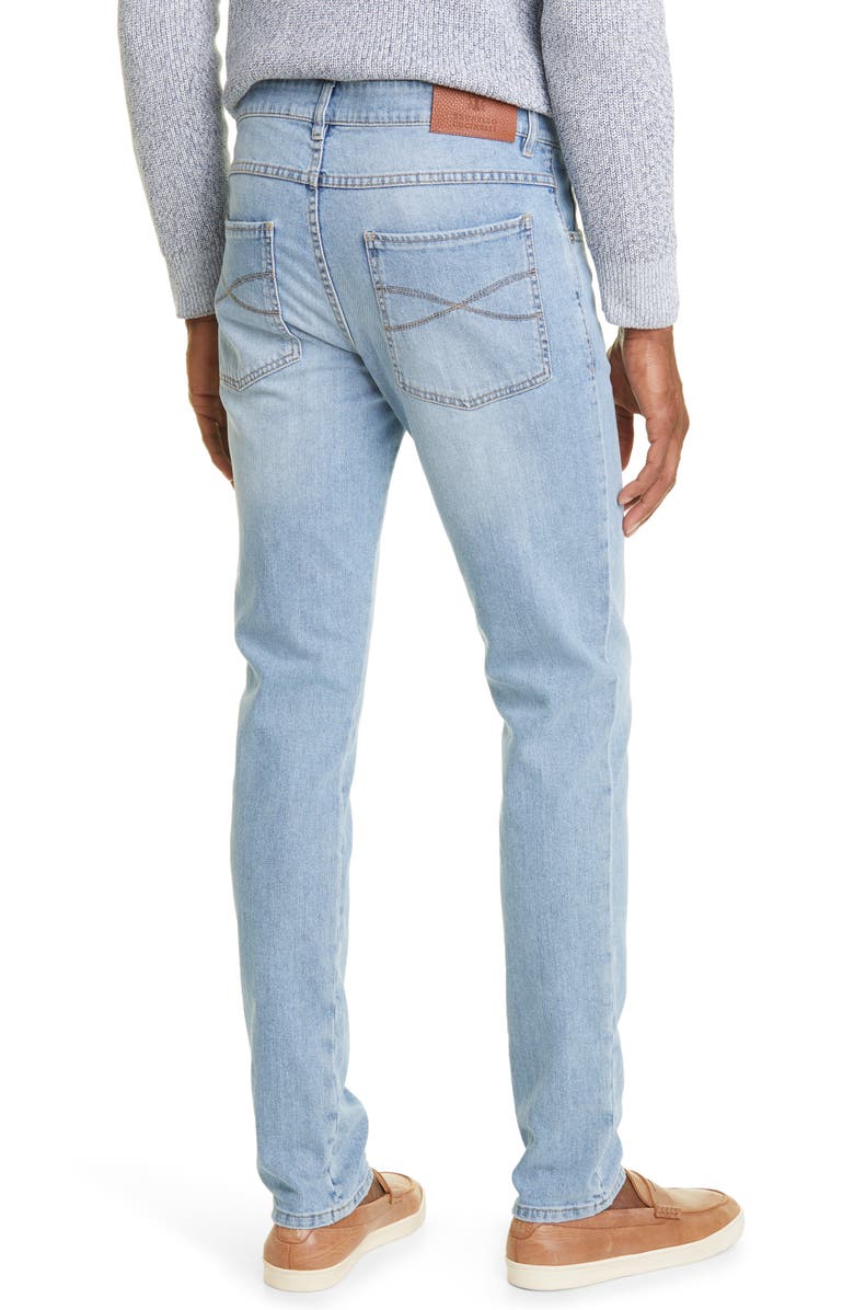 Brunello Cucinelli Stretch Denim Jeans, Alternate, color, 
