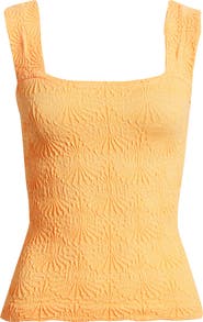 Free People Love Letter Floral Knit Camisole