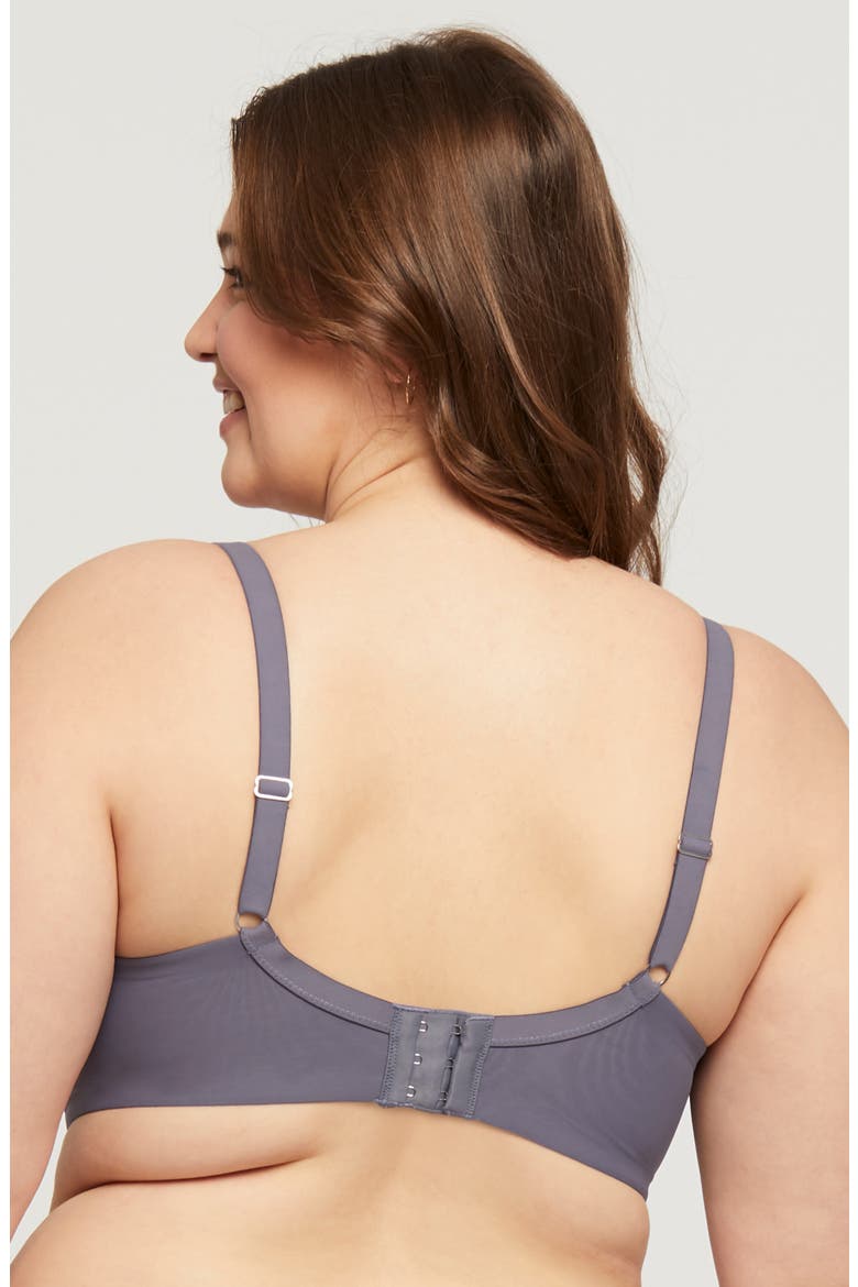 Spacer Underwire Bra, Alternate, color, CRYSTAL GREY