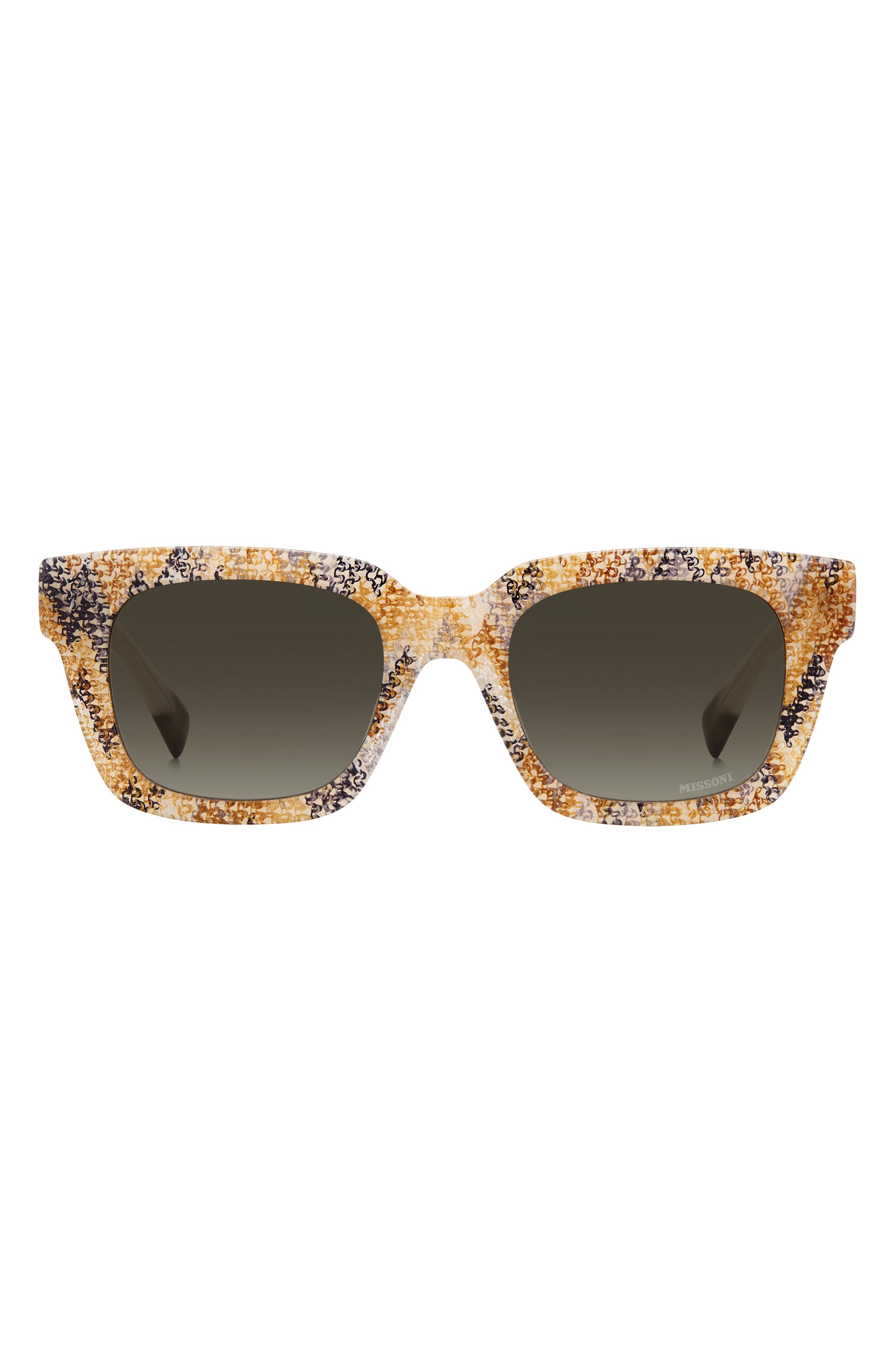 Missoni 56mm Rectangular Sunglasses