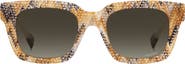 Missoni 56mm Rectangular Sunglasses
