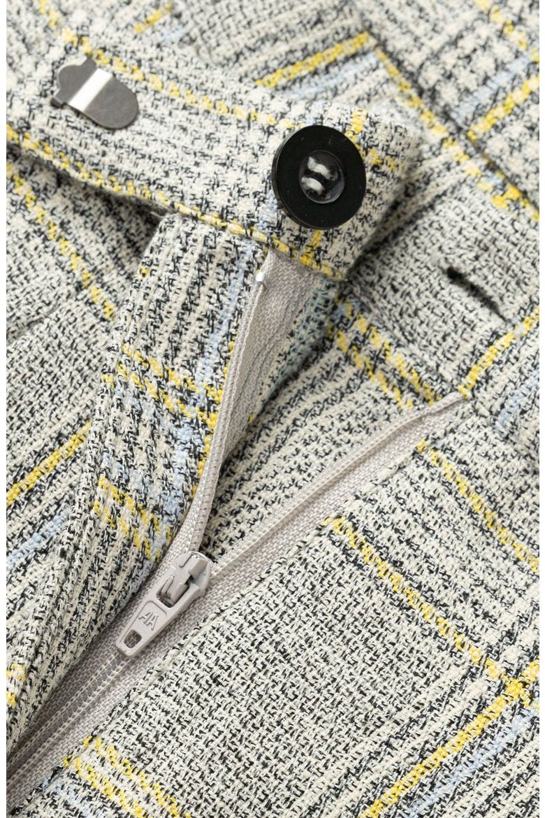 Plaid Theory High Rise Trousers, Alternate, color, plaid