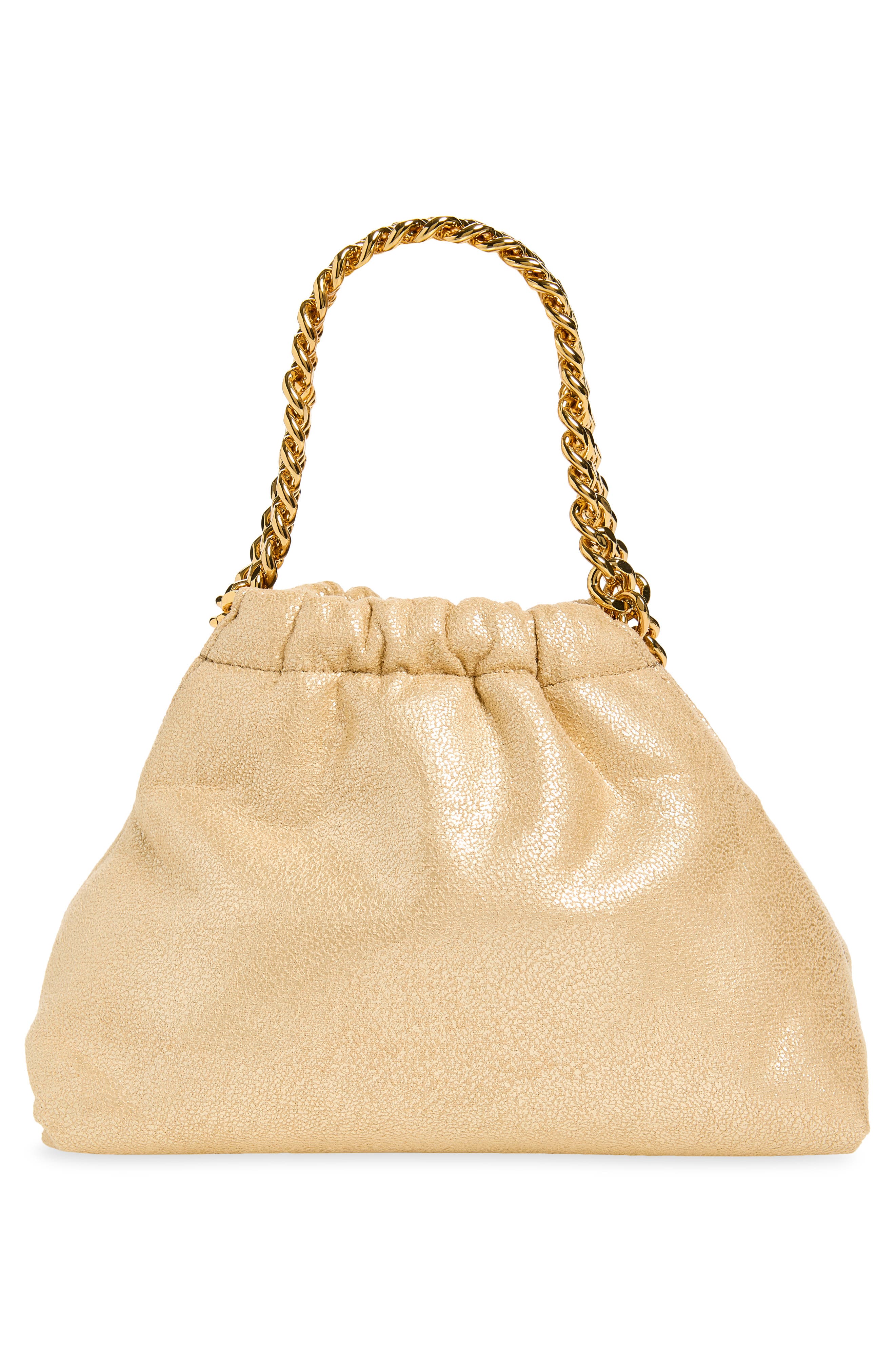 Falabella Mini Drawstring Bag, Alternate, color, PYRITE
