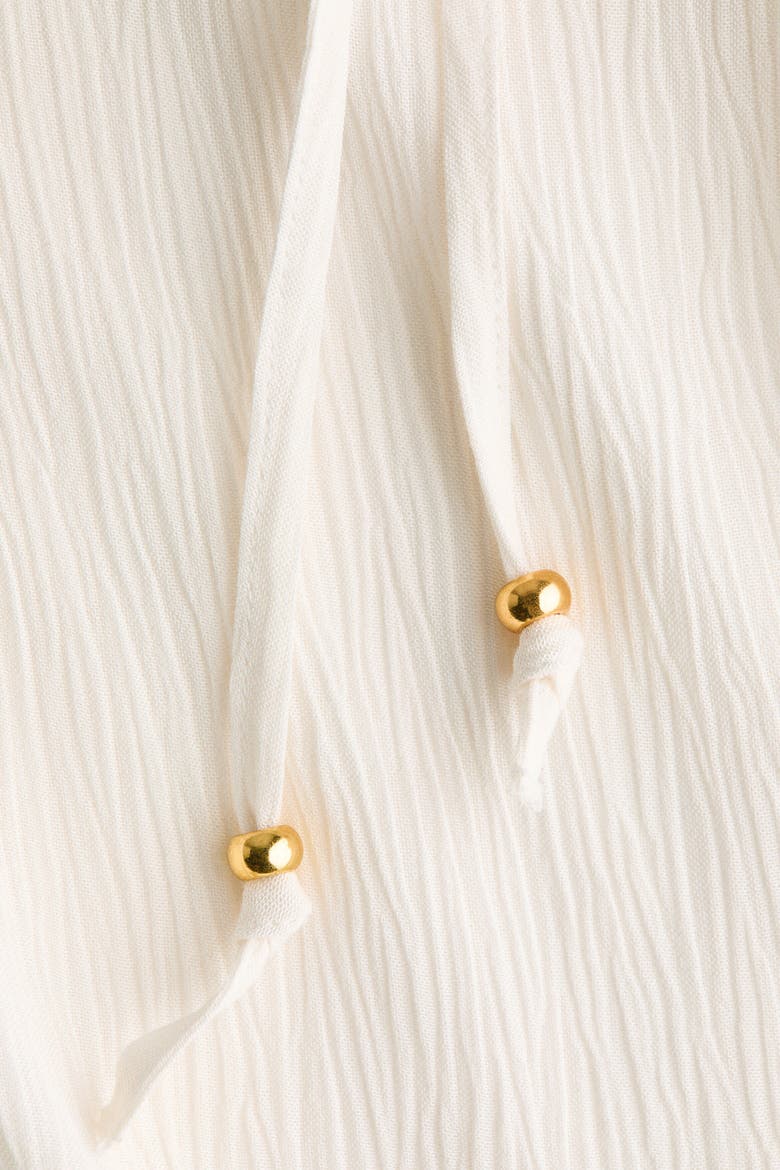 Viscose Drawstring Trousers, Alternate, color, White