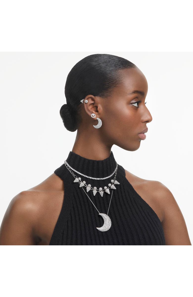 Swarovski Luna XL Crystal Pendant Necklace, Alternate, color, 