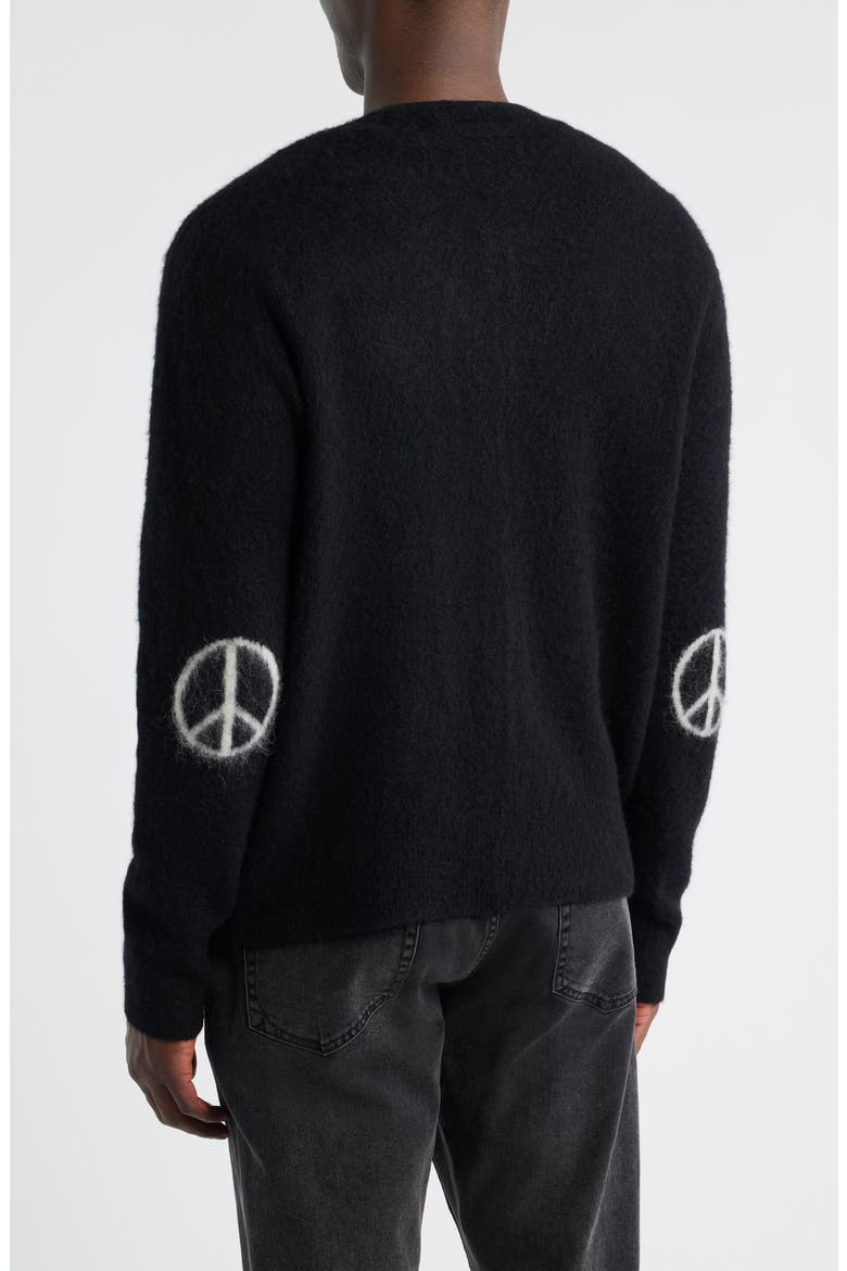 Reflection Cardigan, Alternate, color, BLACK/ CHALK WHITE