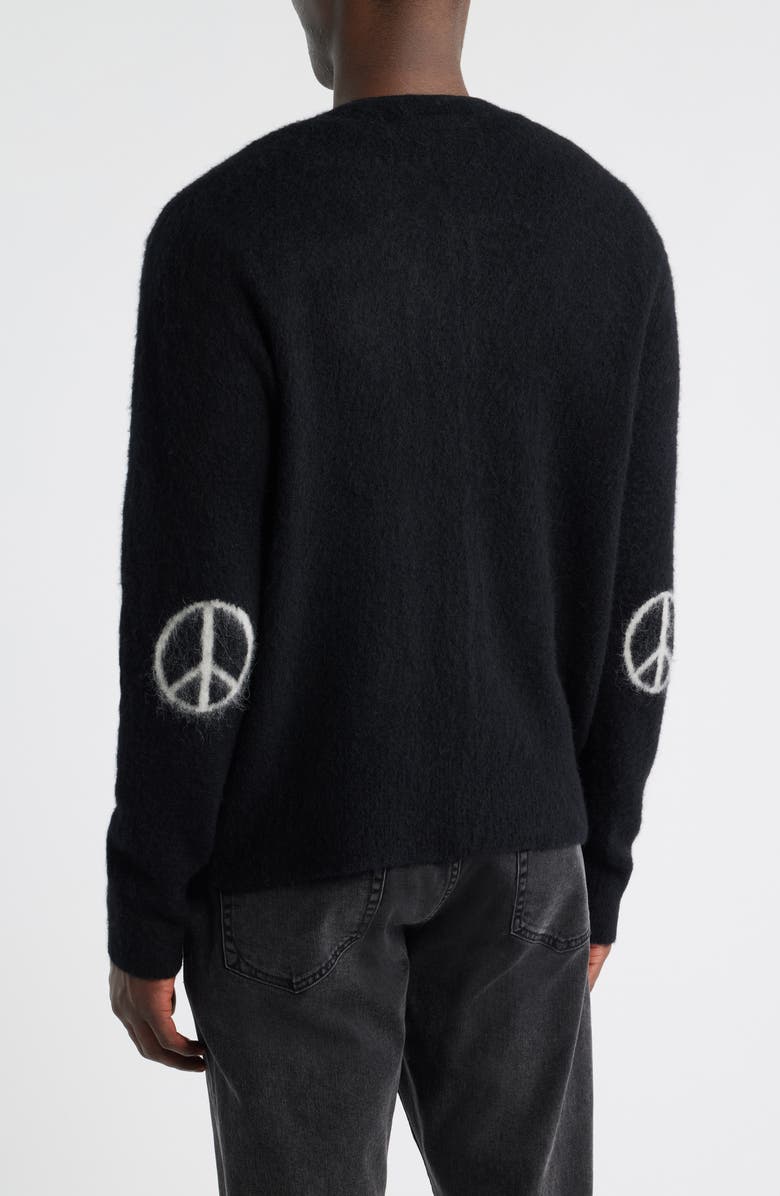 AllSaints Reflection Cardigan, Alternate, color, Black/ Chalk White