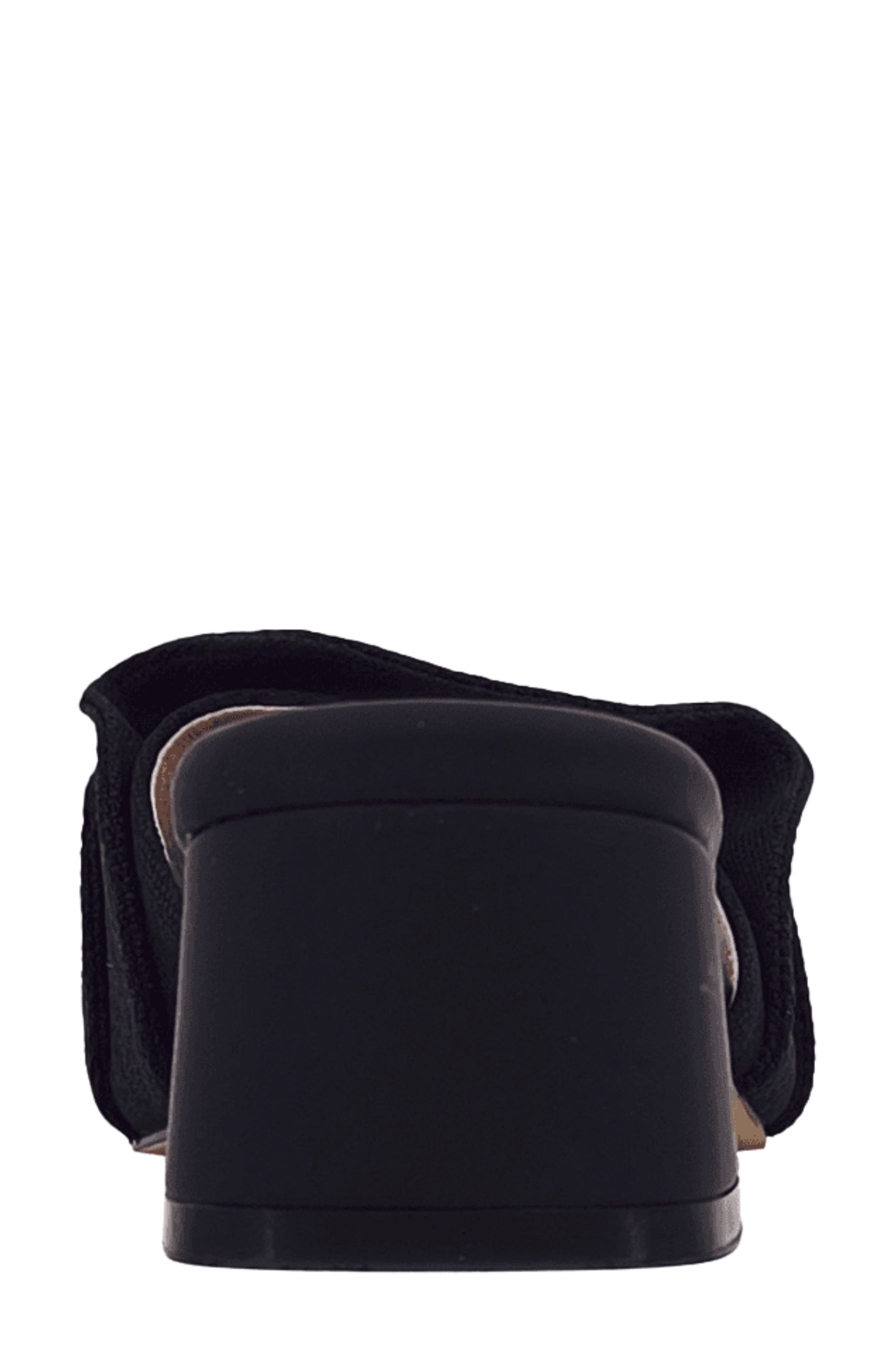 SHUSHOP Frances Slide Sandal, Alternate, color, Black