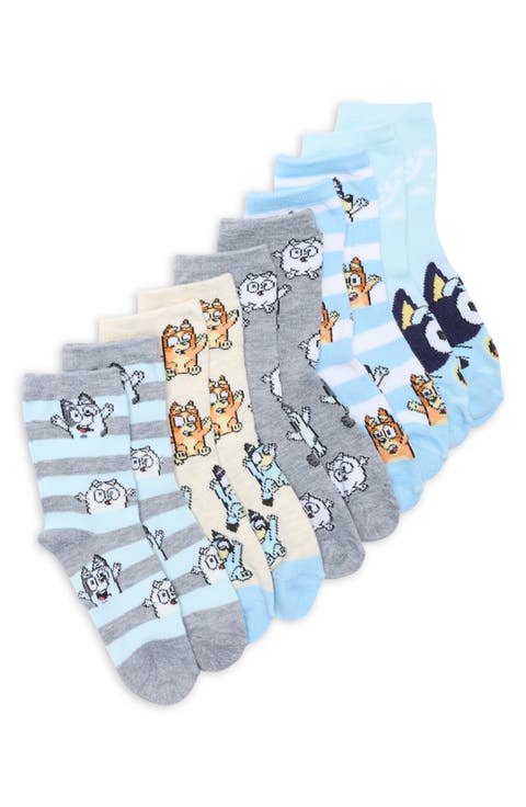 Kids' Assorted 5-Pack Bluey Crew Socks (Little Kid & Big Kid)