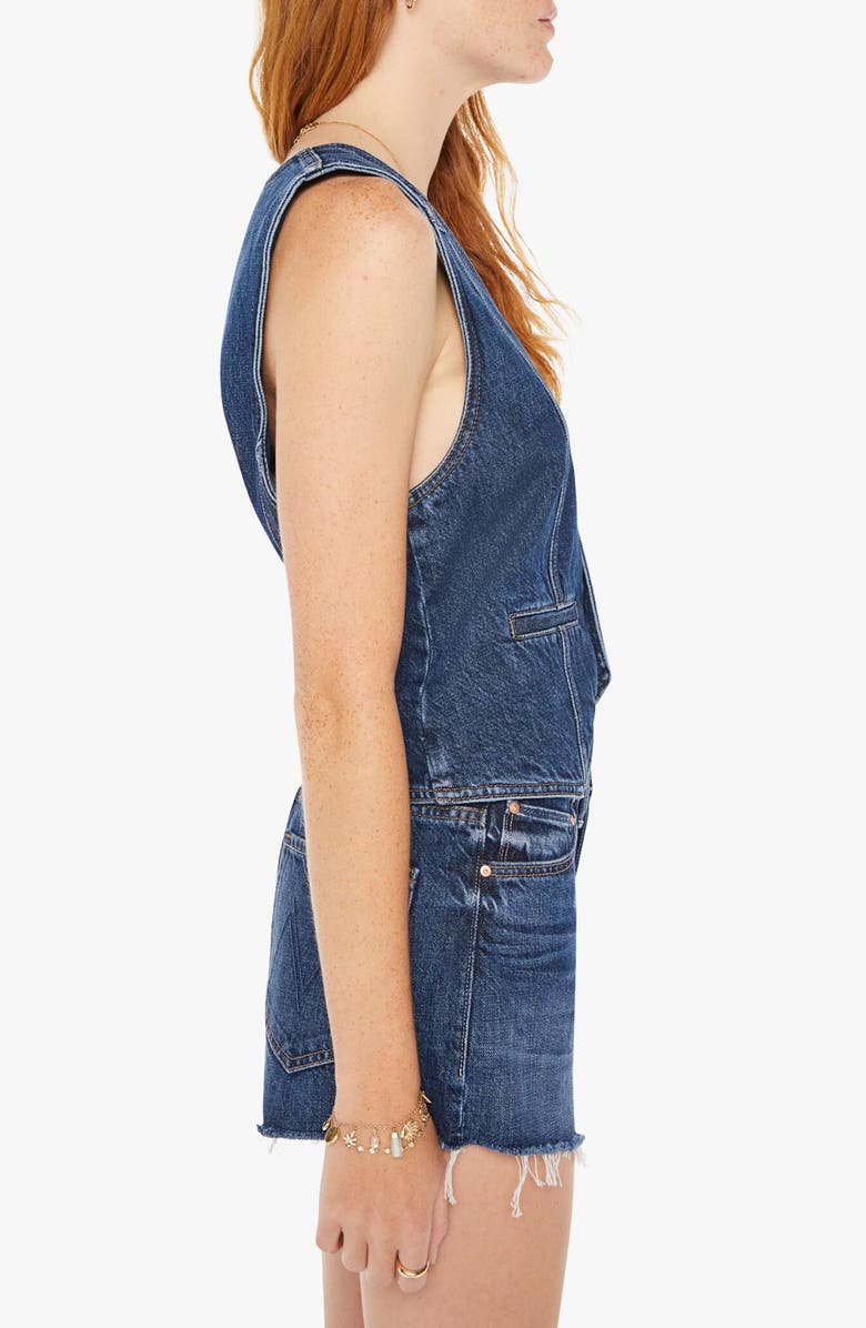MOTHER The Masked Rider Denim Vest, Alternate, color, 