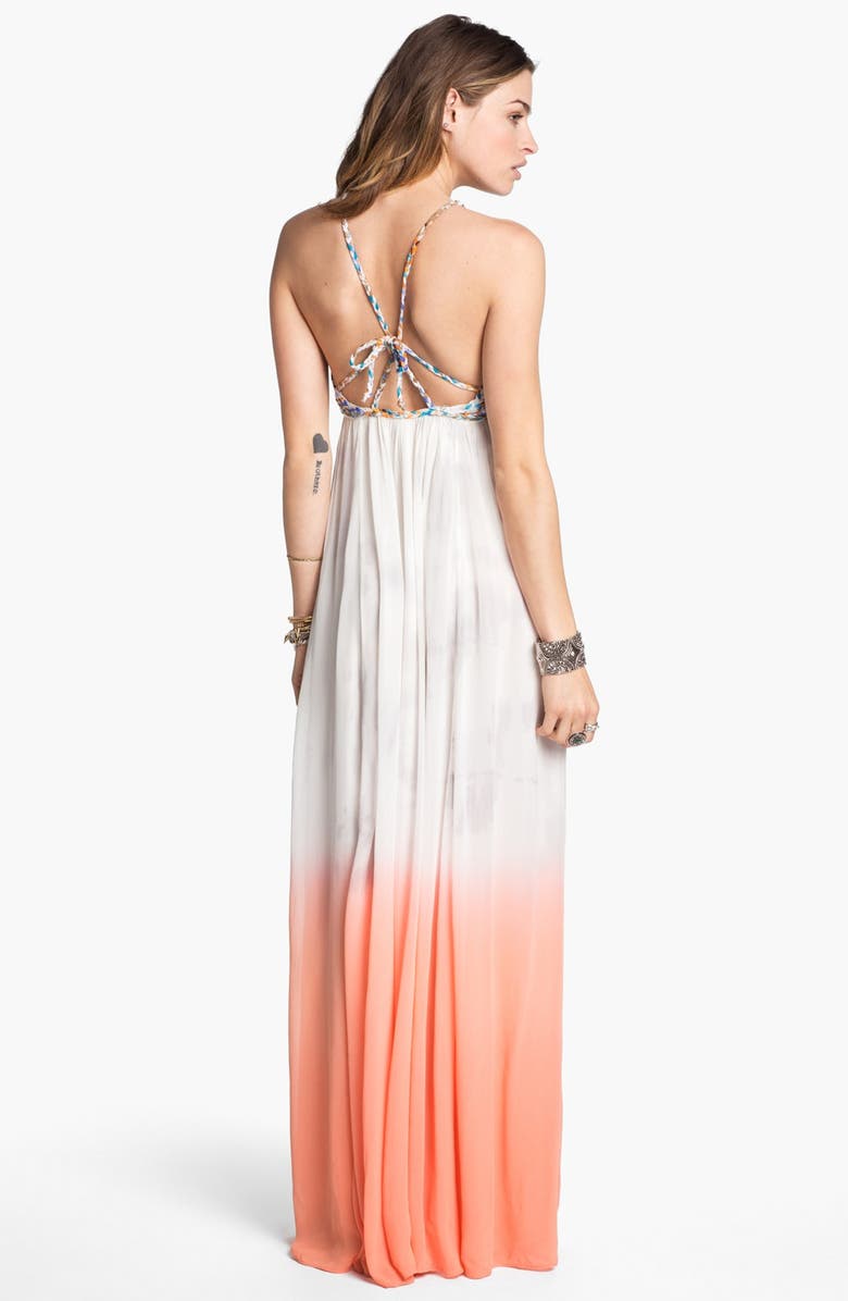 Free People 'Snake Goddess' Maxi Dress, Alternate, color,