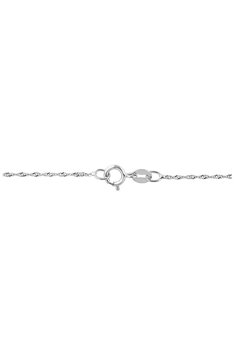 Sterling Silver Diamond Disc Pendant Necklace, Alternate, color, WHITE/ SILVER