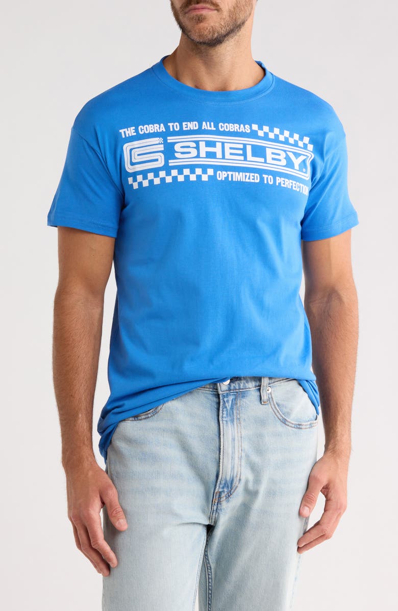 Philcos Shelby Logo Cotton T-Shirt, Main, color, Blue