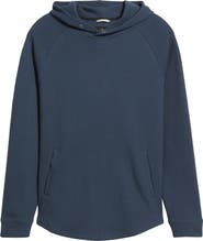 Swannies Luke Hooded Cotton Blend Performance Pullover