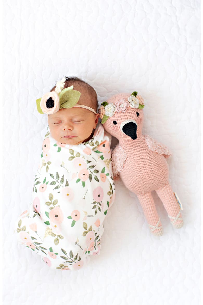 cuddle + kind Mini Penelope the Flamingo Stuffed Animal, Alternate, color, PINK