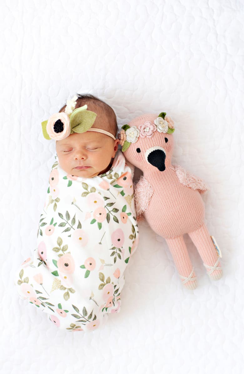 cuddle+kind cuddle + kind Mini Penelope the Flamingo Stuffed Animal, Alternate, color, Pink