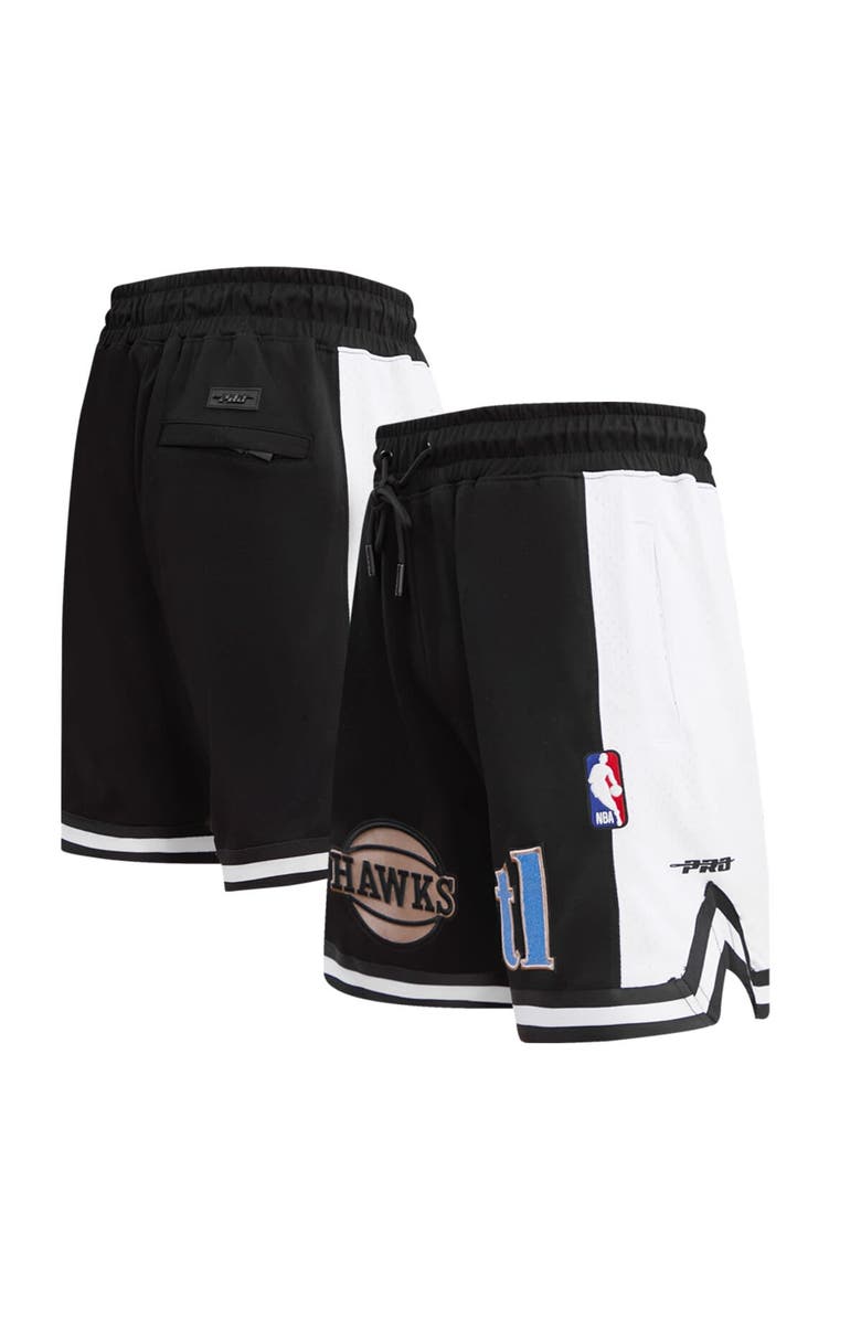 PRO STANDARD Men's Pro Standard Black Atlanta Hawks 2023/24 City Edition DK Shorts, Main, color, Black