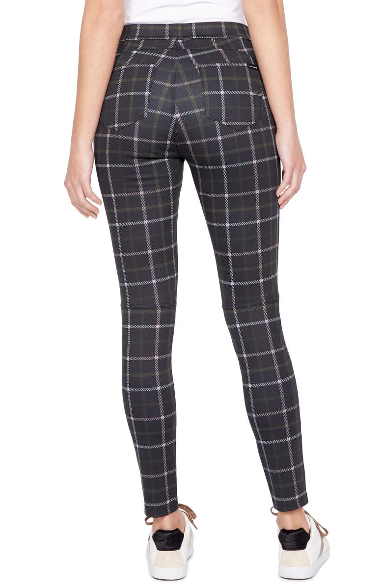 Sanctuary Runway Plaid Leggings, Alternate, color,