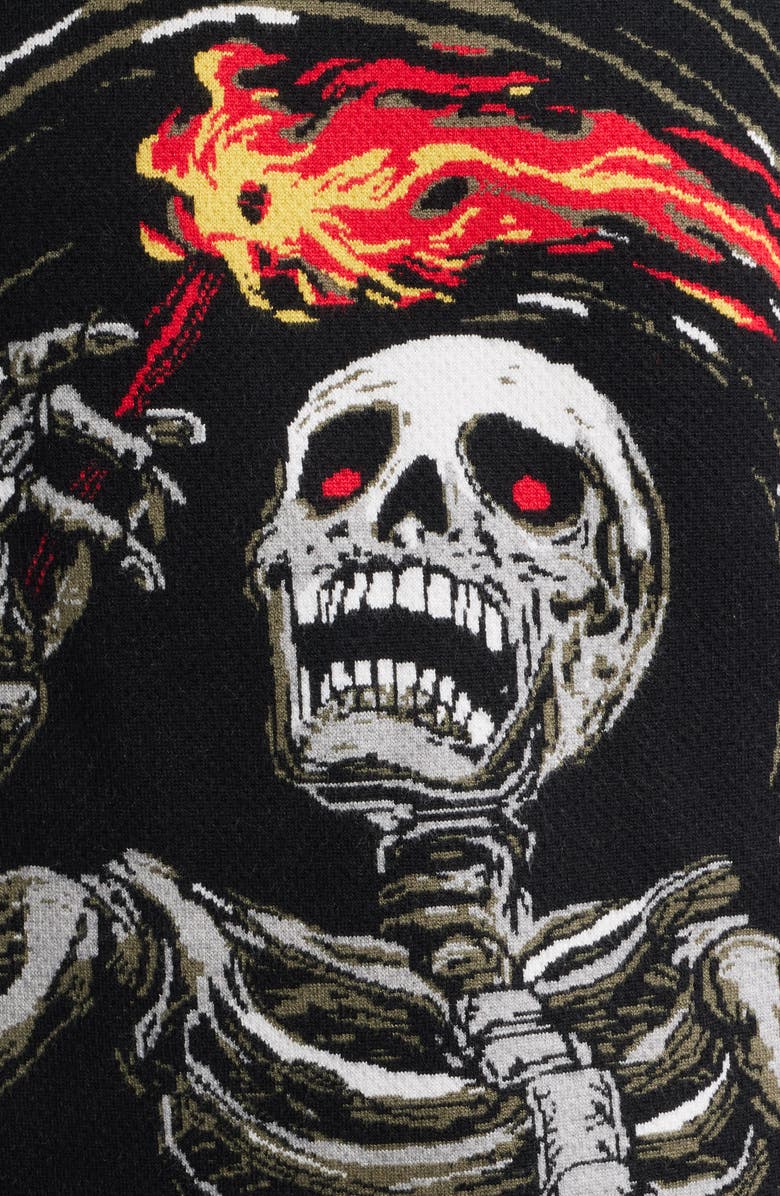 VERYRARE Flame Sweatshirt, Alternate, color, Black