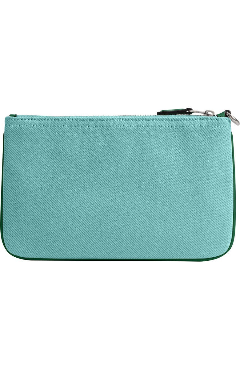 COACH Small Essential Denim Wristlet, Alternate, color,