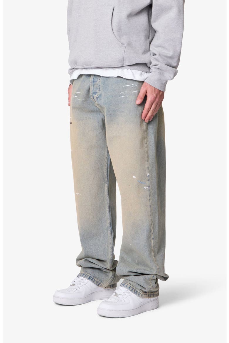 Ultra Baggy Painter Jeans, Alternate, color, LIGHT SAND WASHED BLUE