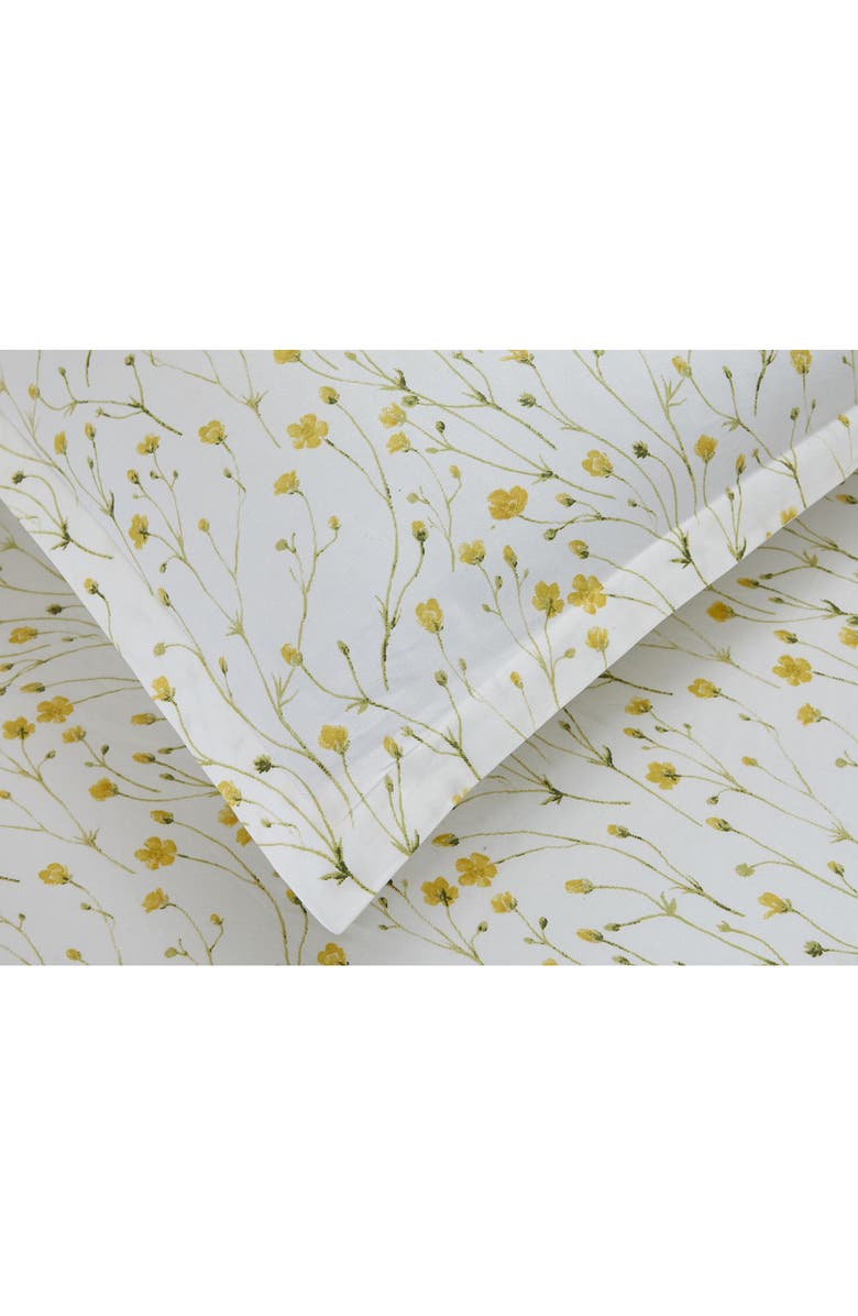 MELANGE HOME Yellow Buttercup 400 Thread Count 100% Cotton Duvet Cover Set, Alternate, color, Yellow