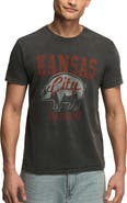 Lucky Brand Kansas City BBQ Cotton Graphic T-Shirt