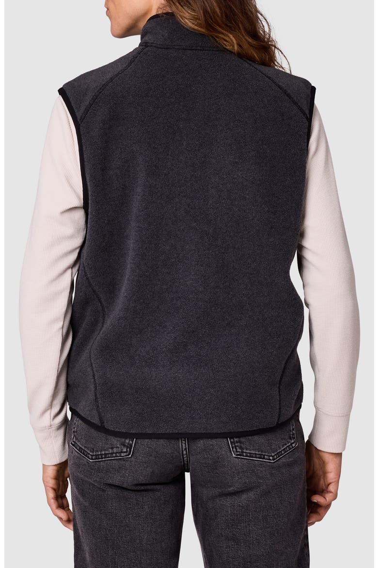 Deming Fleece Vest, Alternate, color, BLACK