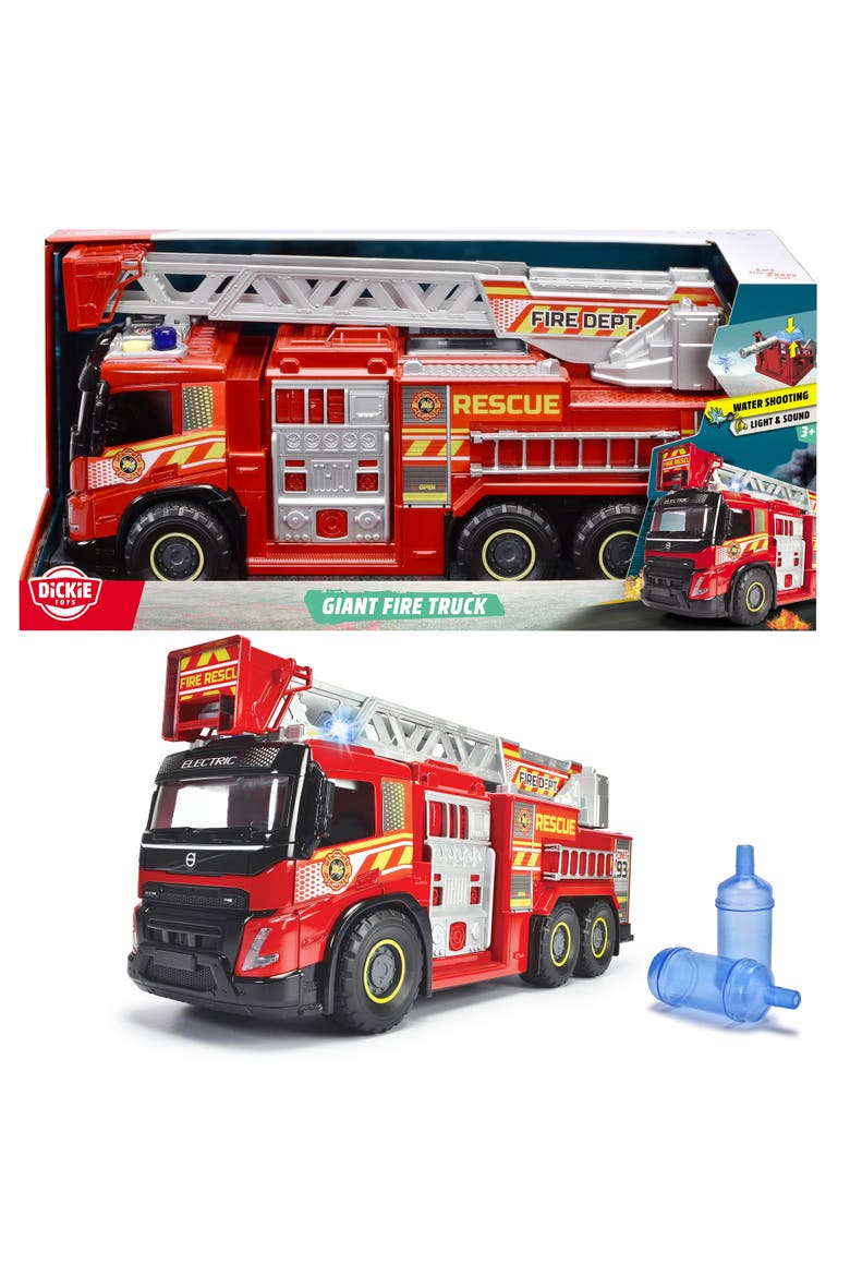 Giant Fire Truck Red 22" Toy Vehicle, Alternate, color, Multicolored
