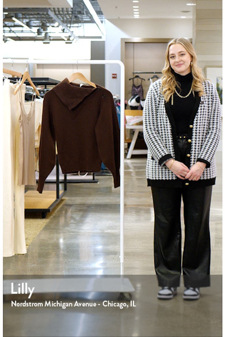 Adelita Split Cowl Neck Sweater video