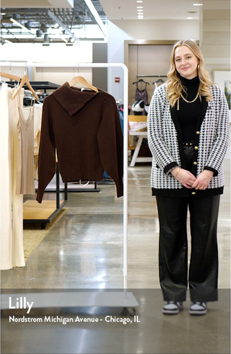 Adelita Split Cowl Neck Sweater