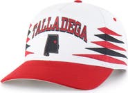'47 Men's '47  White/Red Talladega Superspeedway Diamond Cut Hitch Adjustable Hat