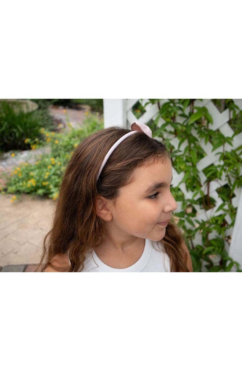 Cuclie Bow Headband, Alternate, color, Dusty Rose