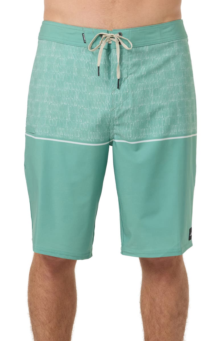 O'Neill Hyperfreak Heat Block Swim Trunks, Main, color, Green