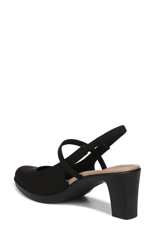 Lifestride Evoke Slingback Mary Jane Platform Pump In Black
