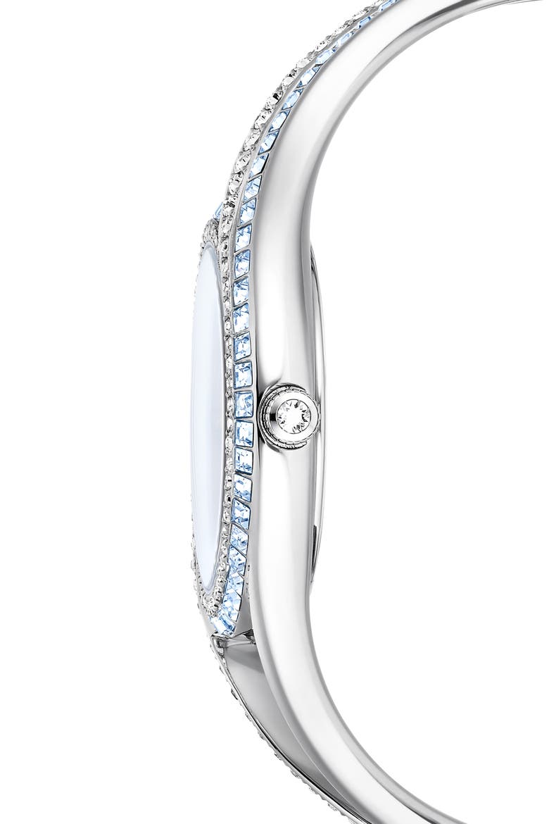 Hyperbola Bracelet Watch, 28mm, Alternate, color, SILVER
