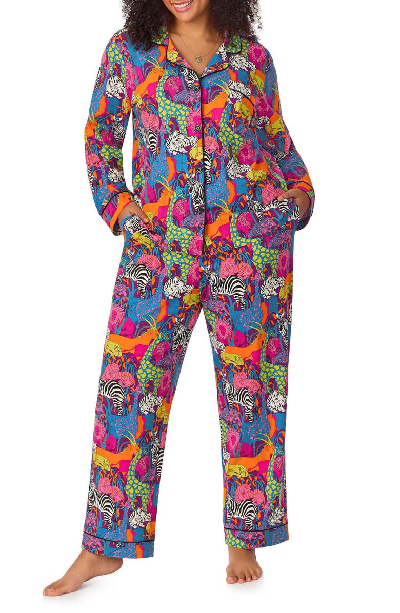 BedHead Pajamas x Trina Turk Stretch Cotton Pajamas, Alternate, color, 