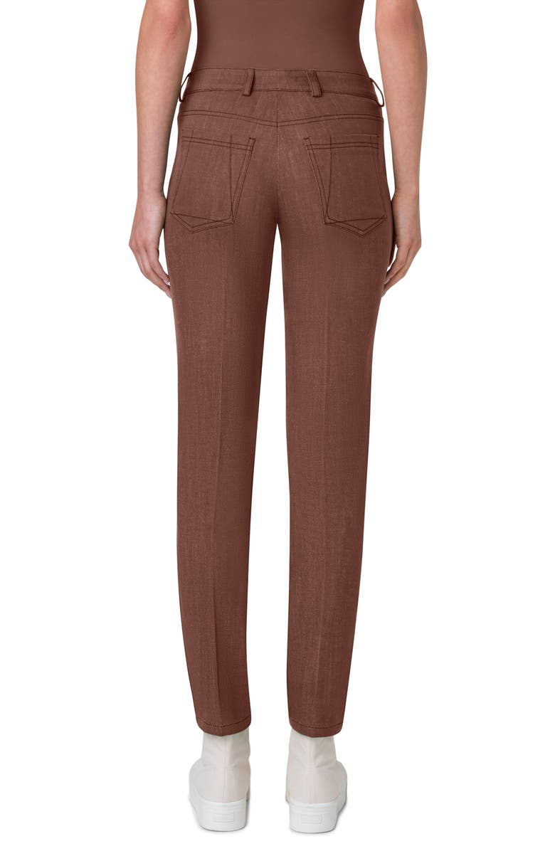 Akris Magda Straight Leg Jeans, Alternate, color, Vicuna