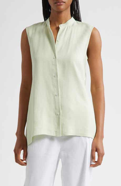 Theory Asymmetric Drape Sleeveless Top