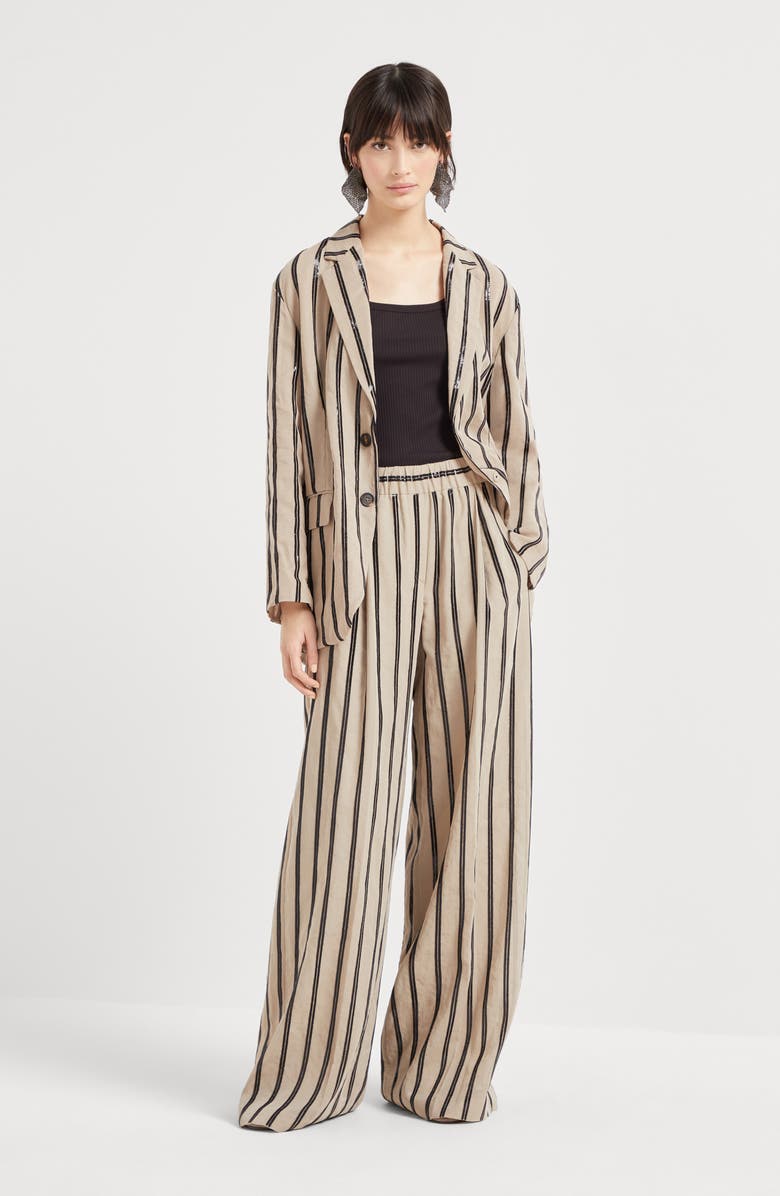 Brunello Cucinelli Loose Track trousers, Alternate, color,