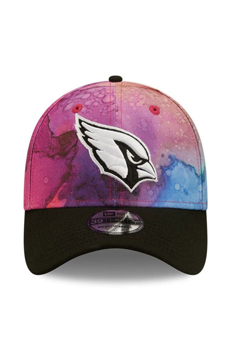 New Era Men's New Era Pink/Black Arizona Cardinals 2022 NFL Crucial Catch 39THIRTY Flex Hat, Alternate, color,