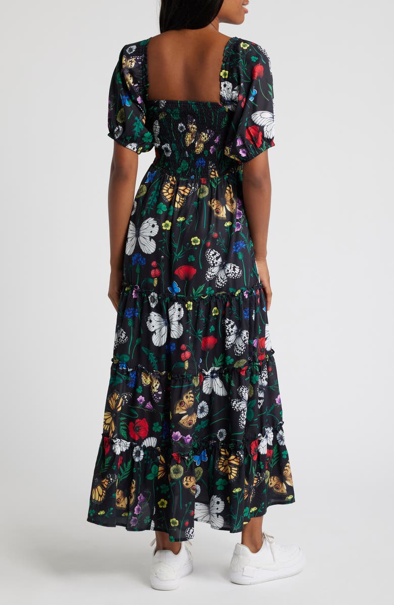 Dressed in Lala Fairy Folklore Smocked Maxi Dress, Alternate, color, 