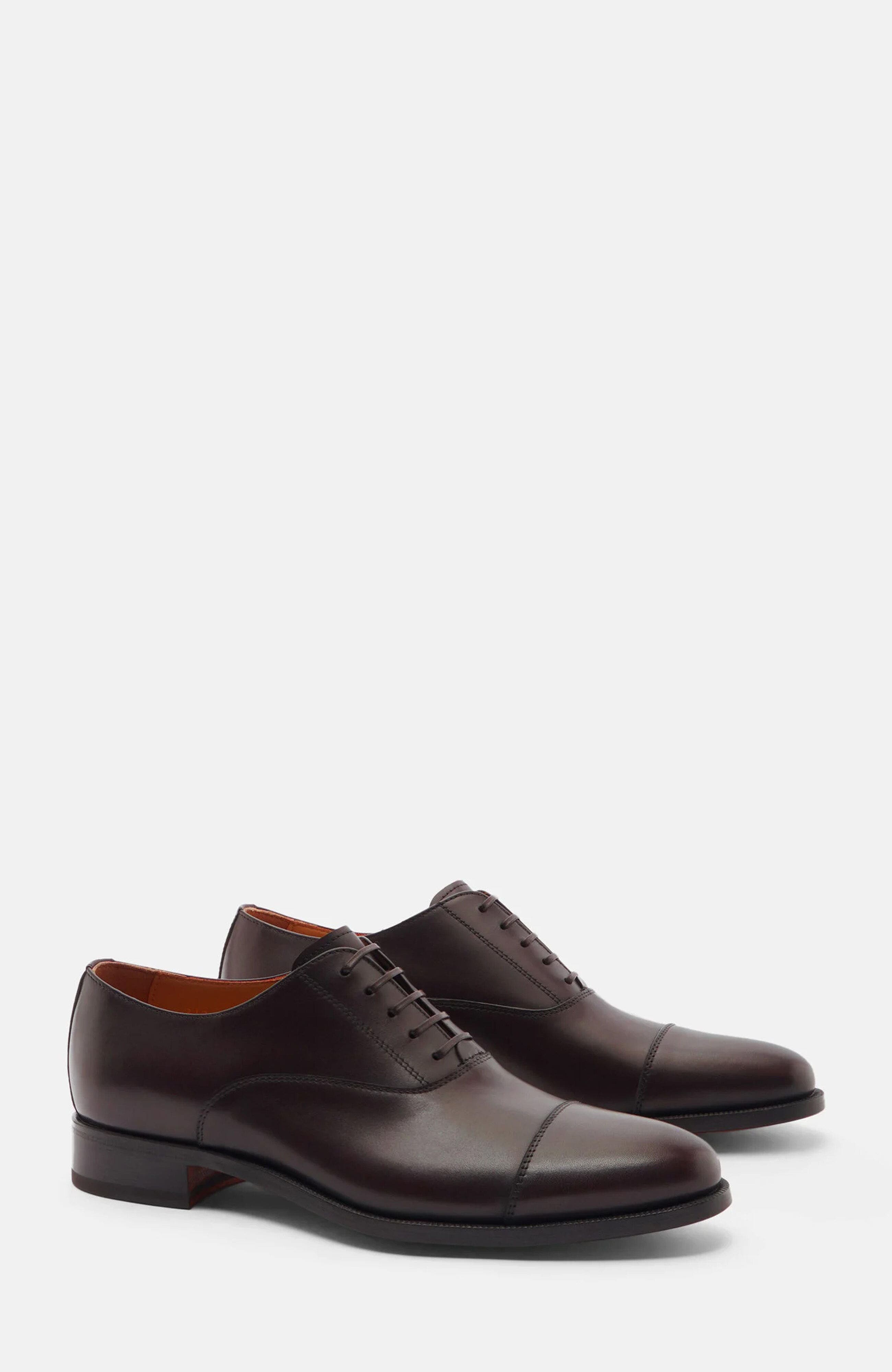Giove Oxfords, Main, color, Dark Brown Calf