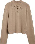 LOULOU DE SAISON Homere Cashmere Polo Sweater