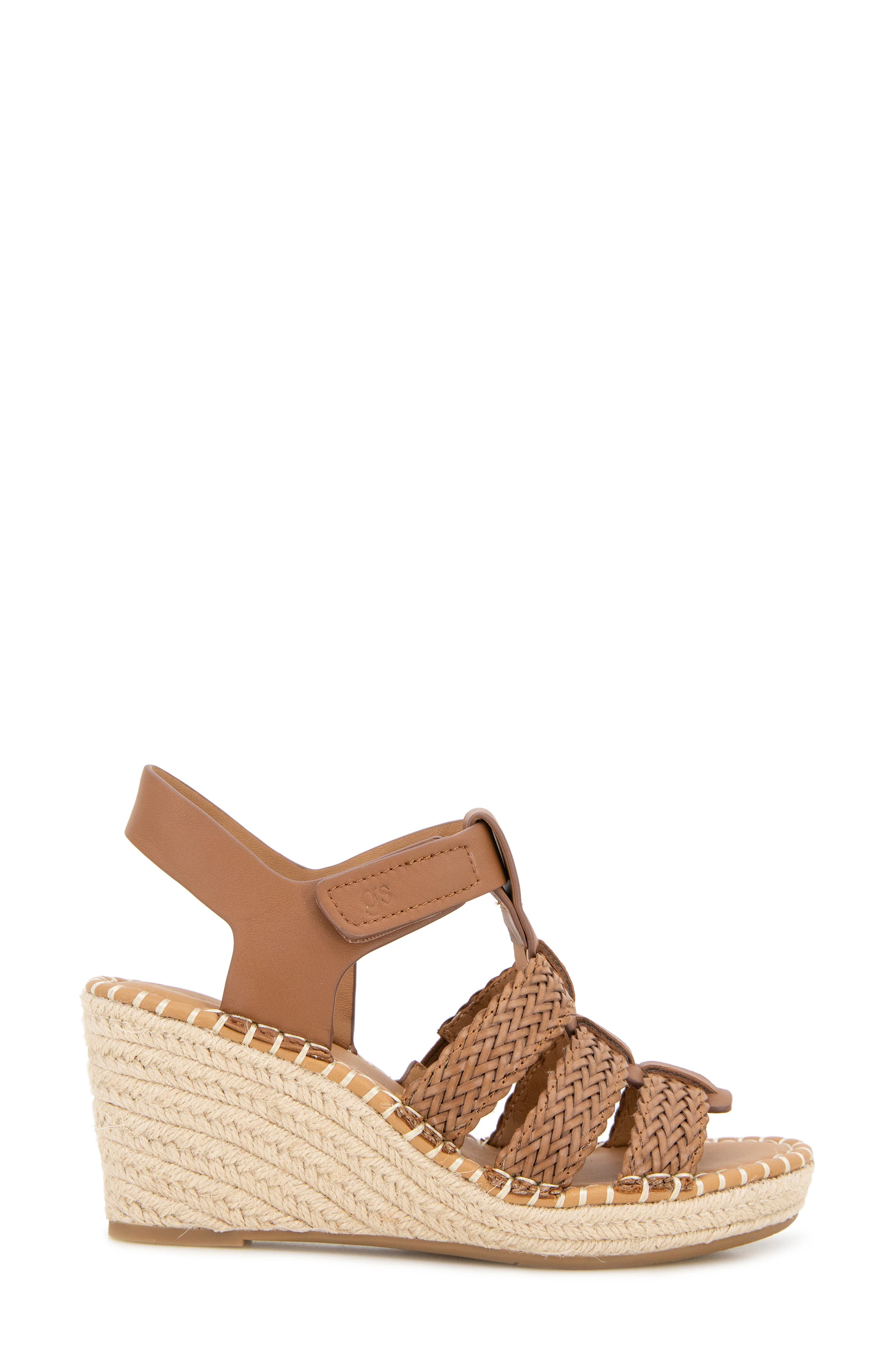 Gentle Souls Caplin Slingback Espadrille Platform Wedge Sandal, Alternate, color, Tan Leather