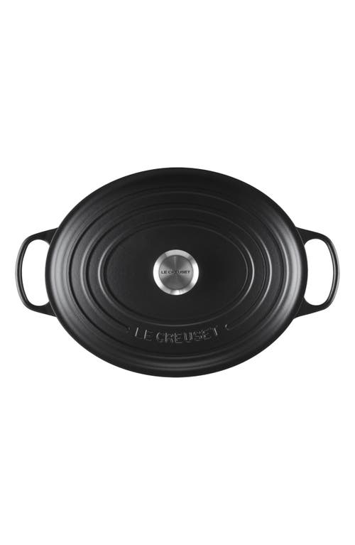 Le Creuset Signature 8-quart Oval Enamel Cast Iron French/dutch Oven In Licorice