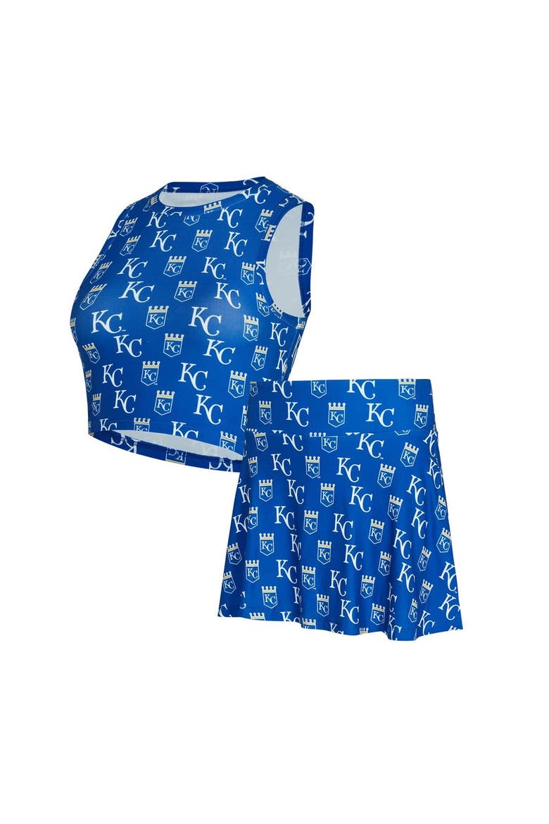 Women's Concepts Sport  Royal Kansas City Royals Knit Tank Top & Skort Set, Main, color, Royal