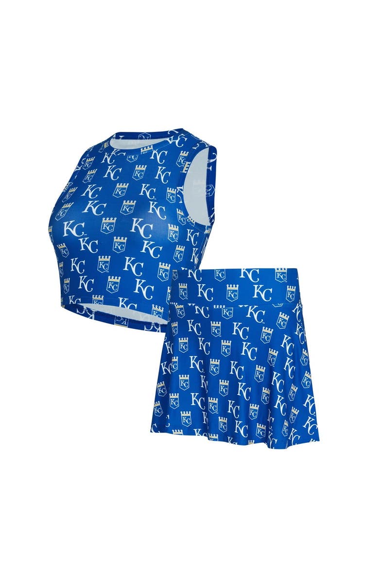 CONCEPTS SPORT Women's Concepts Sport Royal Kansas City Royals Knit Tank Top & Skort Set, Main, color, Royal